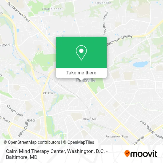Calm Mind Therapy Center map
