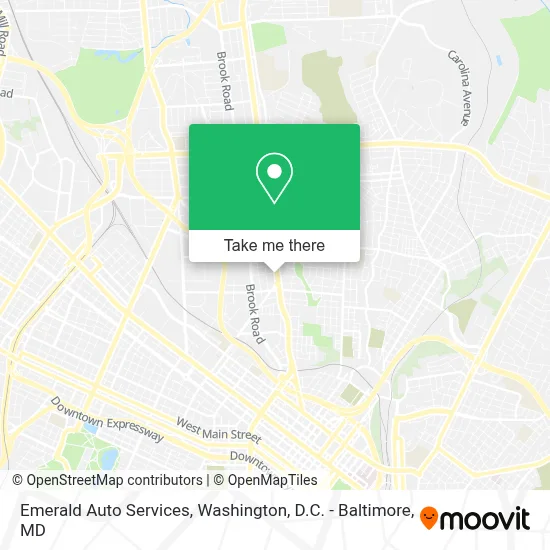 Emerald Auto Services map