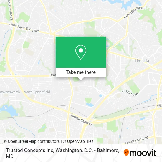 Trusted Concepts Inc map