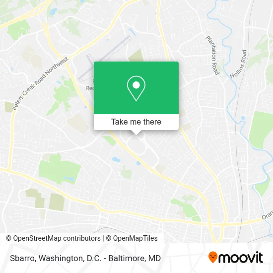 Sbarro map