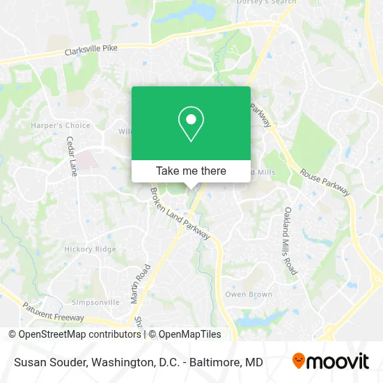 Susan Souder map