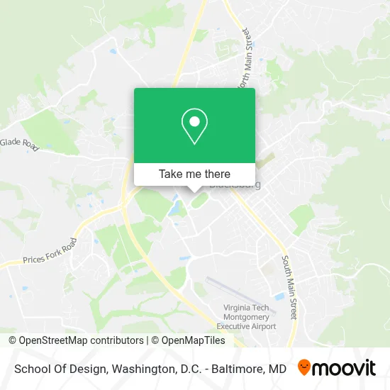 School Of Design map