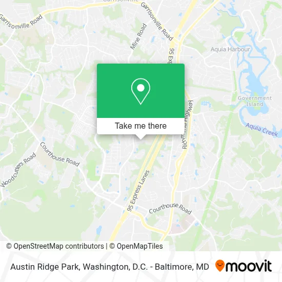Austin Ridge Park map