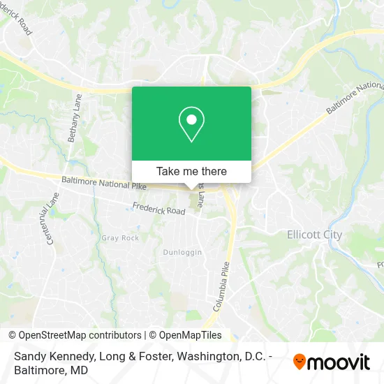 Sandy Kennedy, Long & Foster map
