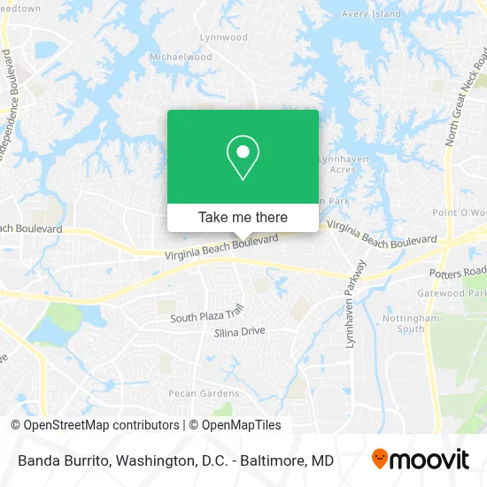 Banda Burrito map
