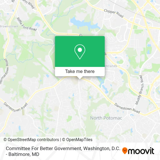 Committee For Better Government map
