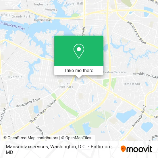 Mansontaxservices map