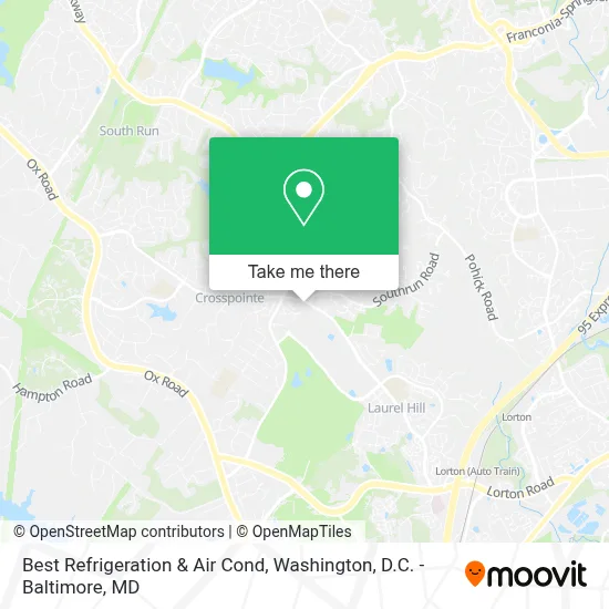 Best Refrigeration & Air Cond map