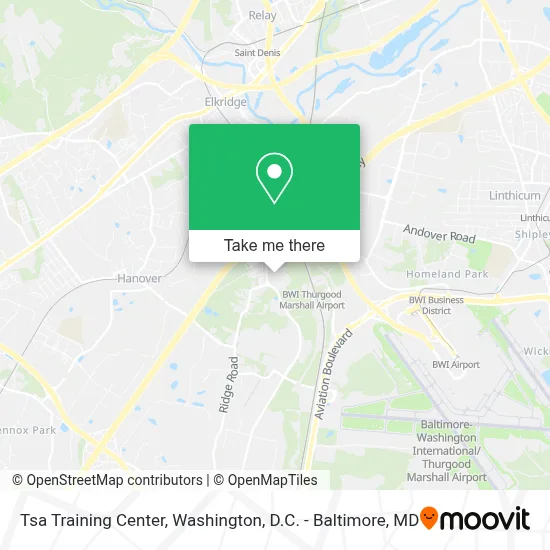 Tsa Training Center map