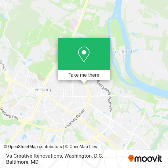 Va Creative Renovations map
