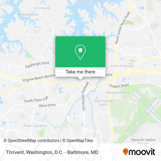 Thrivent map