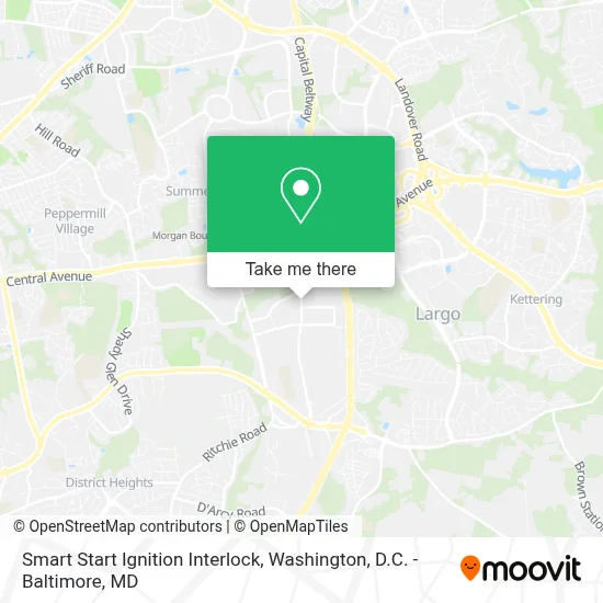 Smart Start Ignition Interlock map