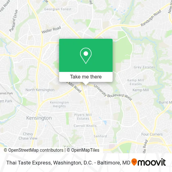 Thai Taste Express map