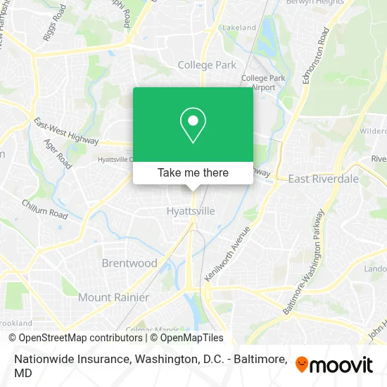 Nationwide Insurance map