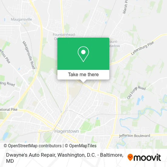 Dwayne's Auto Repair map