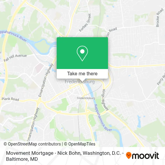 Movement Mortgage - Nick Bohn map