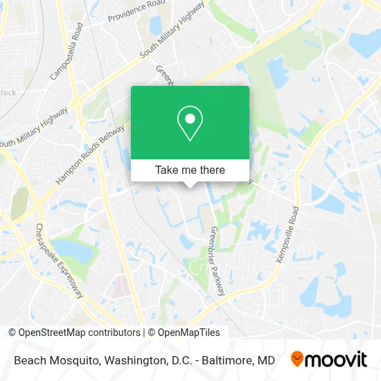 Beach Mosquito map