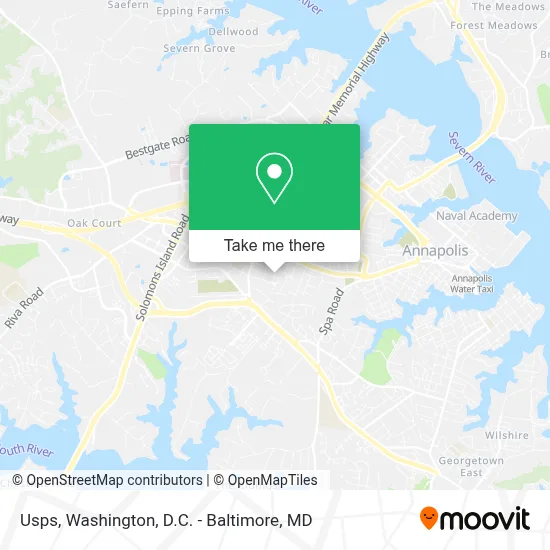 Usps map