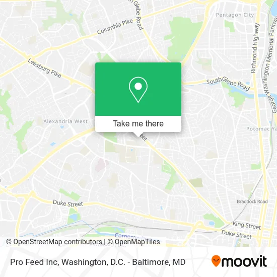 Pro Feed Inc map