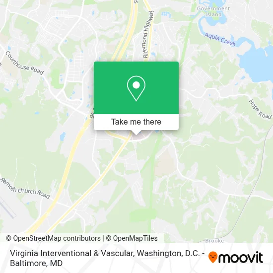 Virginia Interventional & Vascular map