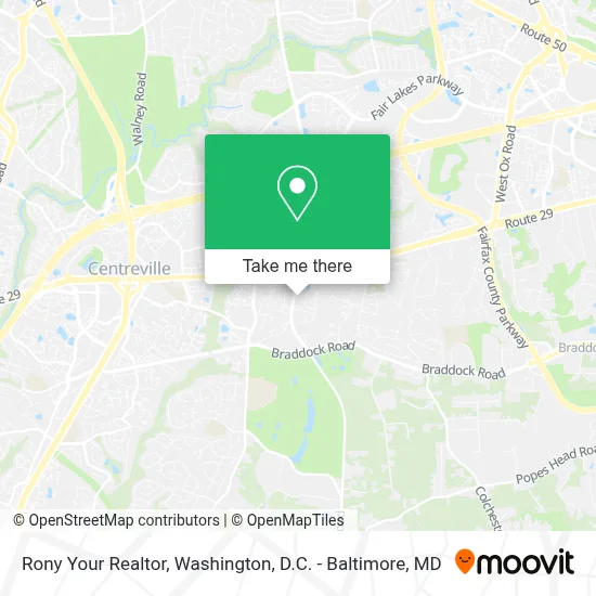 Rony Your Realtor map