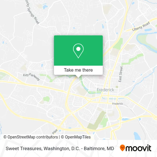 Sweet Treasures map