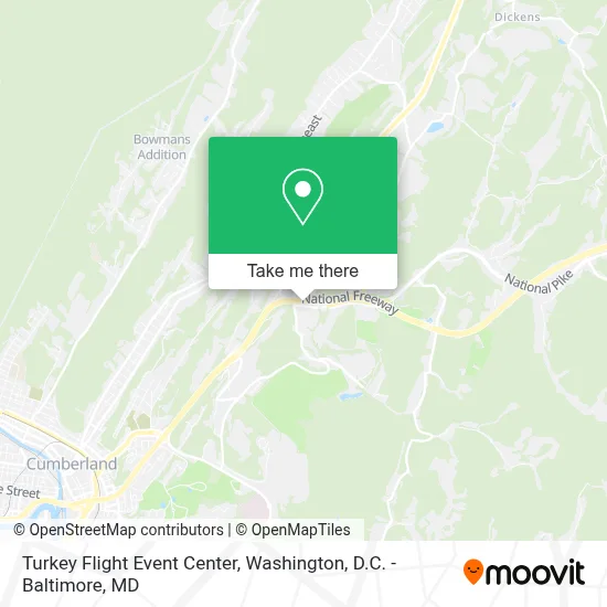 Turkey Flight Event Center map