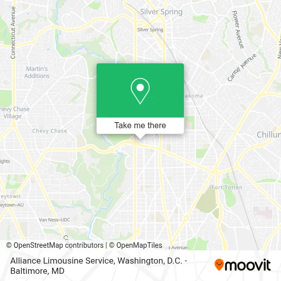 Alliance Limousine Service map