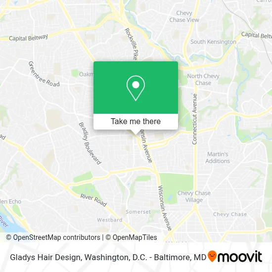 Gladys Hair Design map
