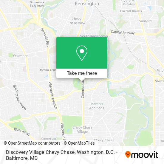 Discovery Village Chevy Chase map