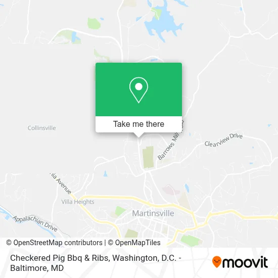 Checkered Pig Bbq & Ribs map