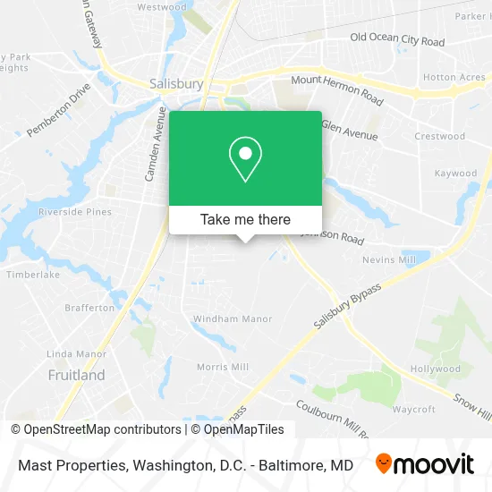 Mast Properties map