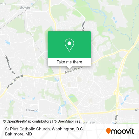 St Pius Catholic Church map