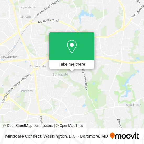Mindcare Connect map