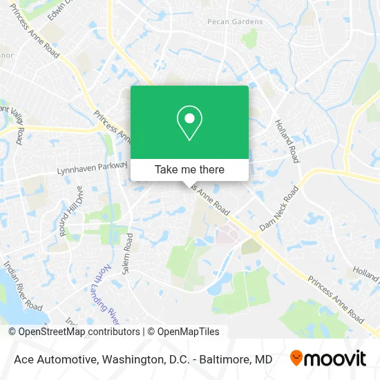 Ace Automotive map