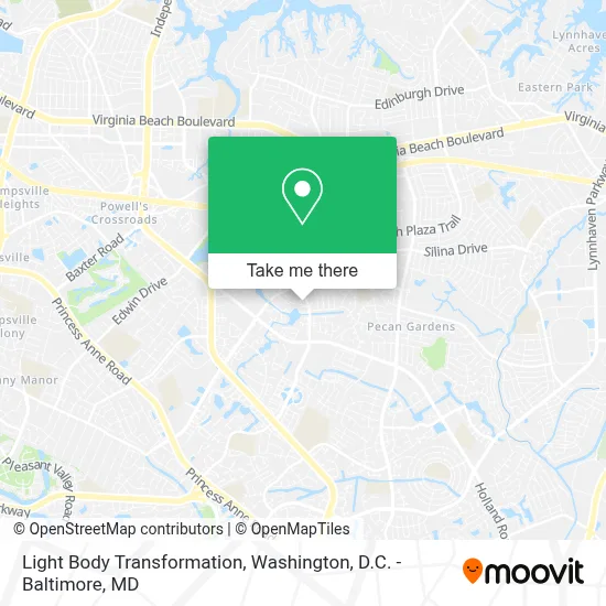 Light Body Transformation map