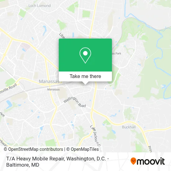 T/A Heavy Mobile Repair map