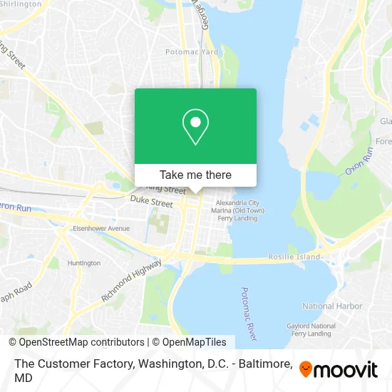 The Customer Factory map