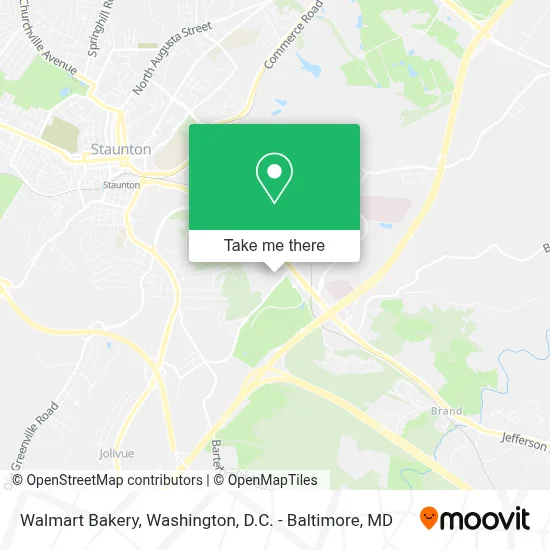 Walmart Bakery map