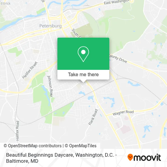 Beautiful Beginnings Daycare map