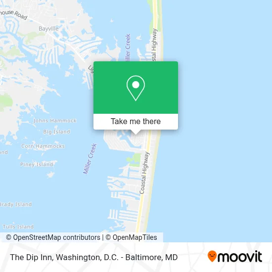 The Dip Inn map
