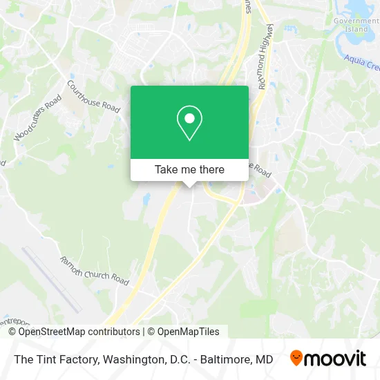 The Tint Factory map