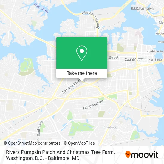 Rivers Pumpkin Patch And Christmas Tree Farm map