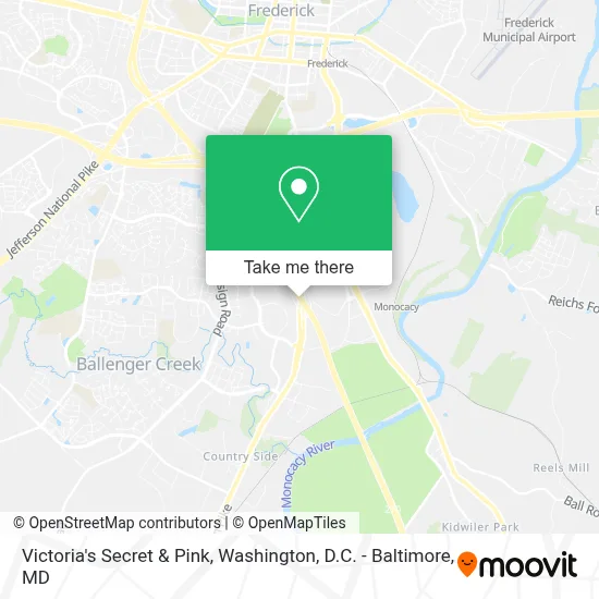 Victoria's Secret & Pink map