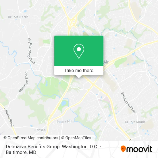 Delmarva Benefits Group map
