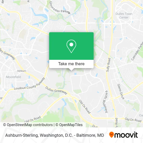 Ashburn-Sterling map