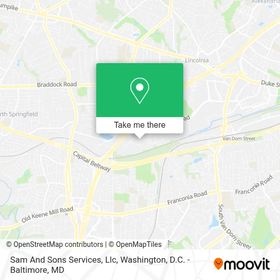 Sam And Sons Services, Llc map