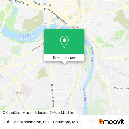 Lift Gas map