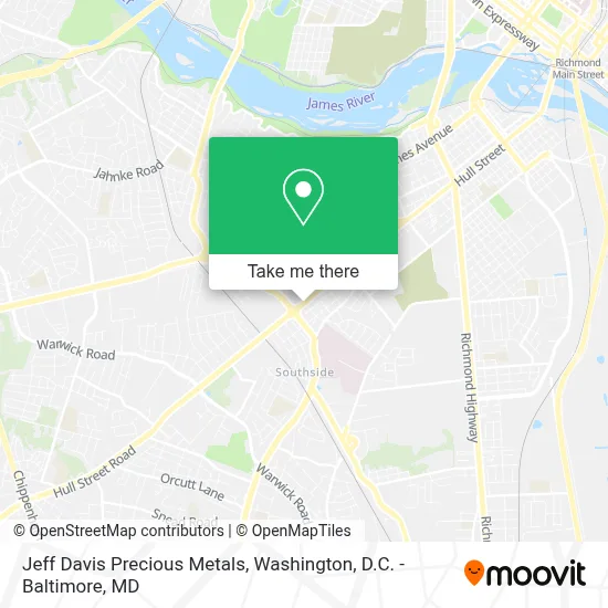 Jeff Davis Precious Metals map