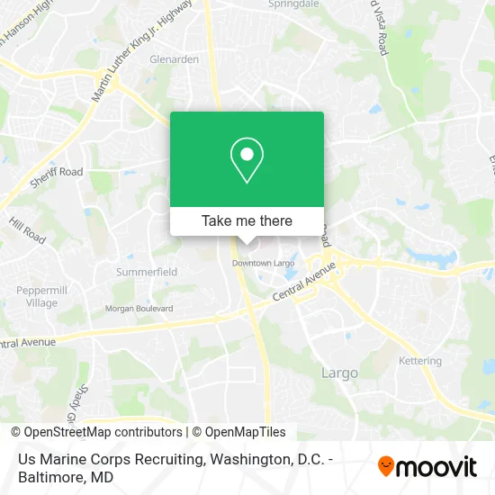 Us Marine Corps Recruiting map
